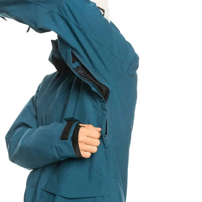 Quiksilver Mission Snow Jacket - Waterproof & Insulated Winter Coat for Men - Perfect for Skiing, Snowboarding & Outdoor Adventures