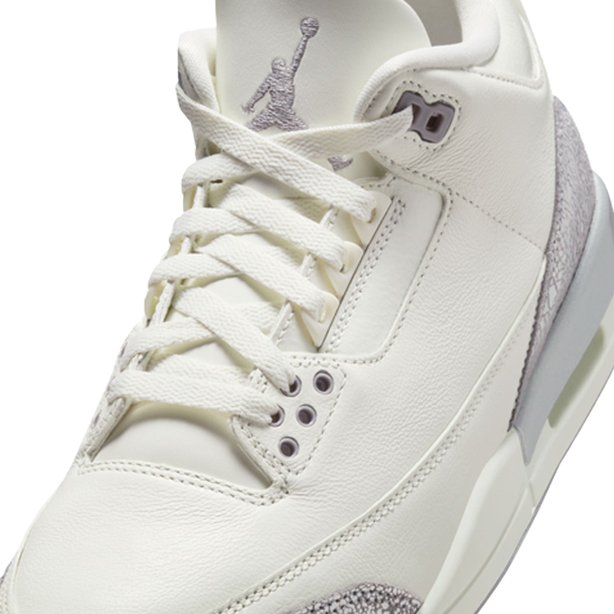 Air Jordan 3 Retro 'Sail Cement Grey' Women's Basketball Shoes (2025) - Classic Sneakers for Casual Wear, Street Style & Gym Workouts