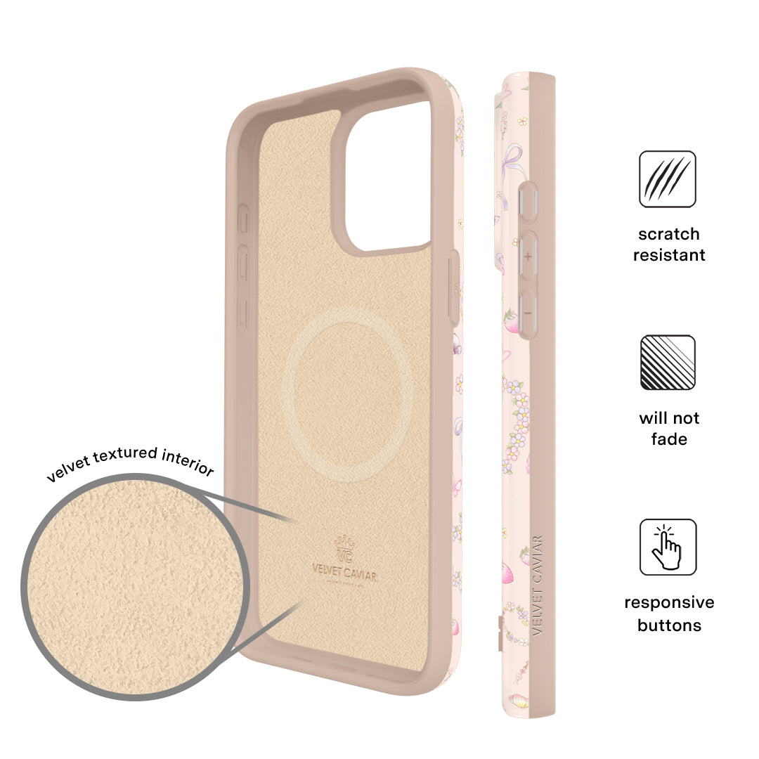 Cute Bunny & Bow iPhone Case - Adorable Animal Design Protective Cover for iPhone 13/12/11/X - Perfect Gift for Girls, Teens & Bunny Lovers (Home, School, Travel)