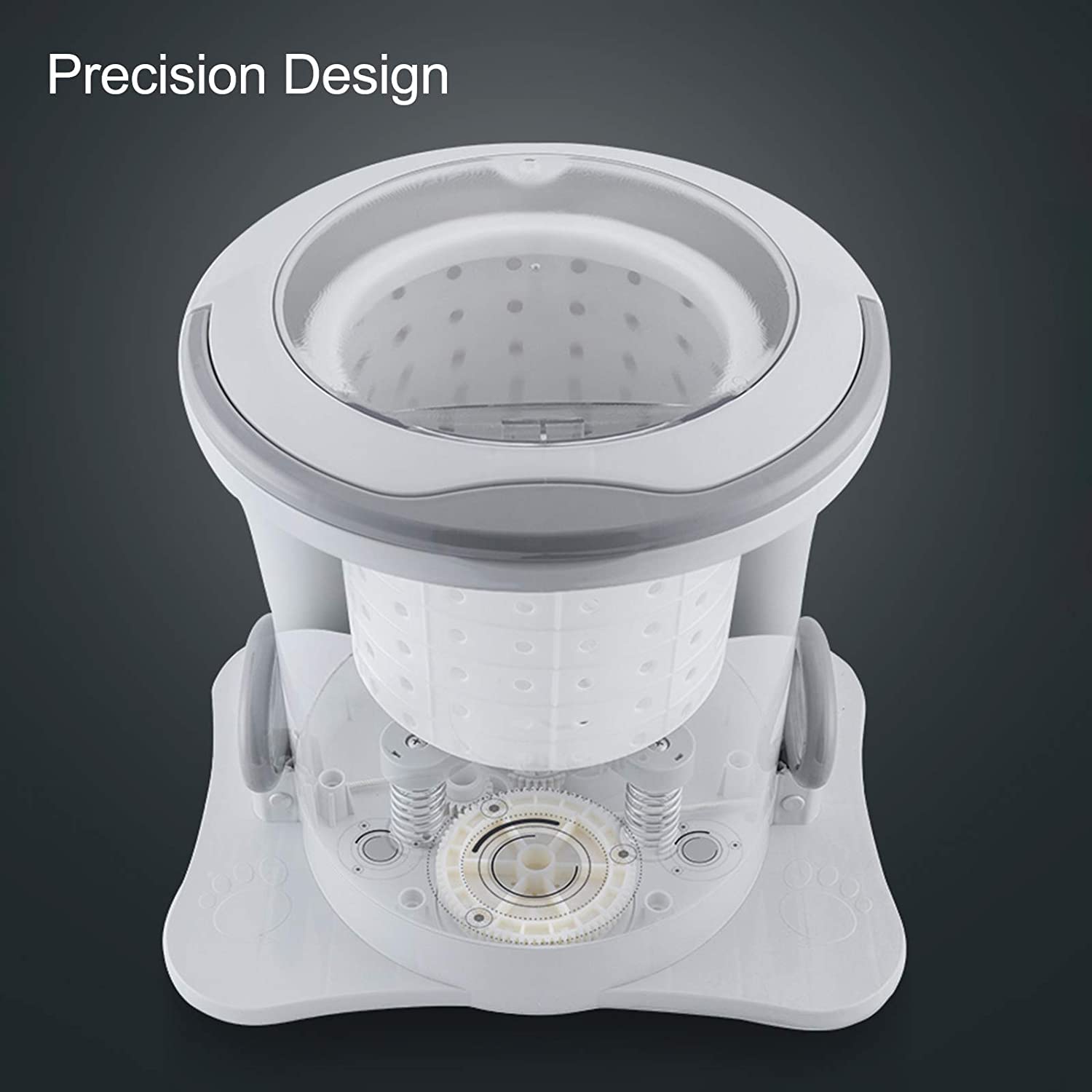 Portable Manual Spin Dryer for Clothes - Compact Non-Electric Laundry Wringer - Perfect for Apartments, Dorms, Camping & Travel - Quick Dry Solution for Small Spaces