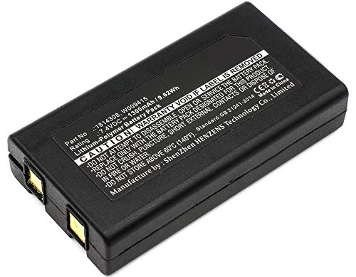 Synergy Digital Printer Battery - High Capacity 1300mAh Li-Pol 7.4V Replacement for Dymo 643463, 1814308, W009415 - Perfect for Label Printing in Offices, Warehouses & Shipping Centers