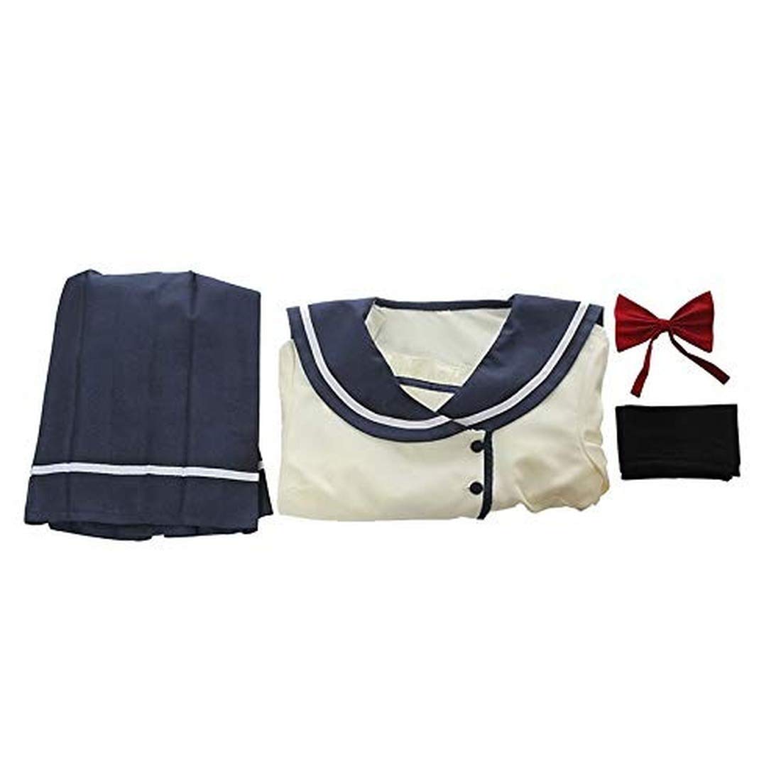 Anime ORESUKI Sanshokuin Sumireko Pansy Cosplay Costume - School Uniform Outfit Full Set for Halloween, Conventions & Anime Events