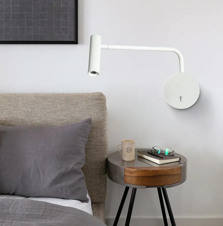 Wall Mounted Reading Lights for Bedroom - Adjustable LED Night Light with Dimmable Brightness, Perfect for Bedside Reading, Study, and Relaxation