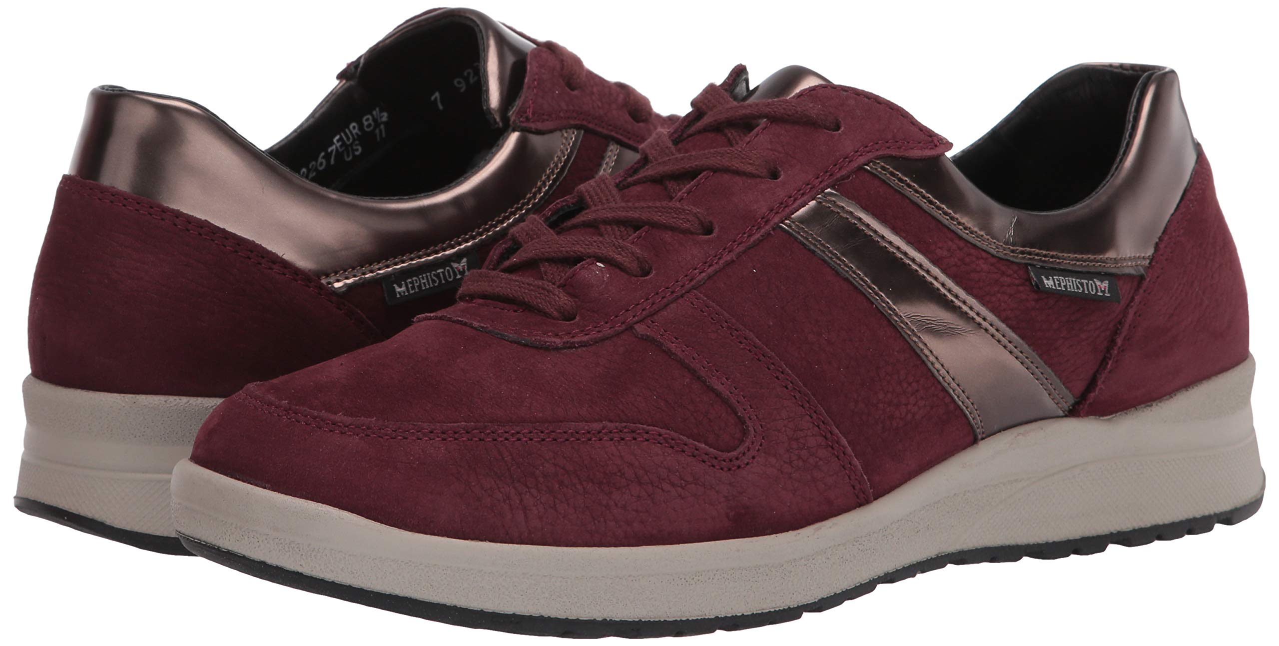 Mephisto Women's Comfortable Walking Sneakers - Lightweight Casual Shoes for Travel, Work & Everyday Wear