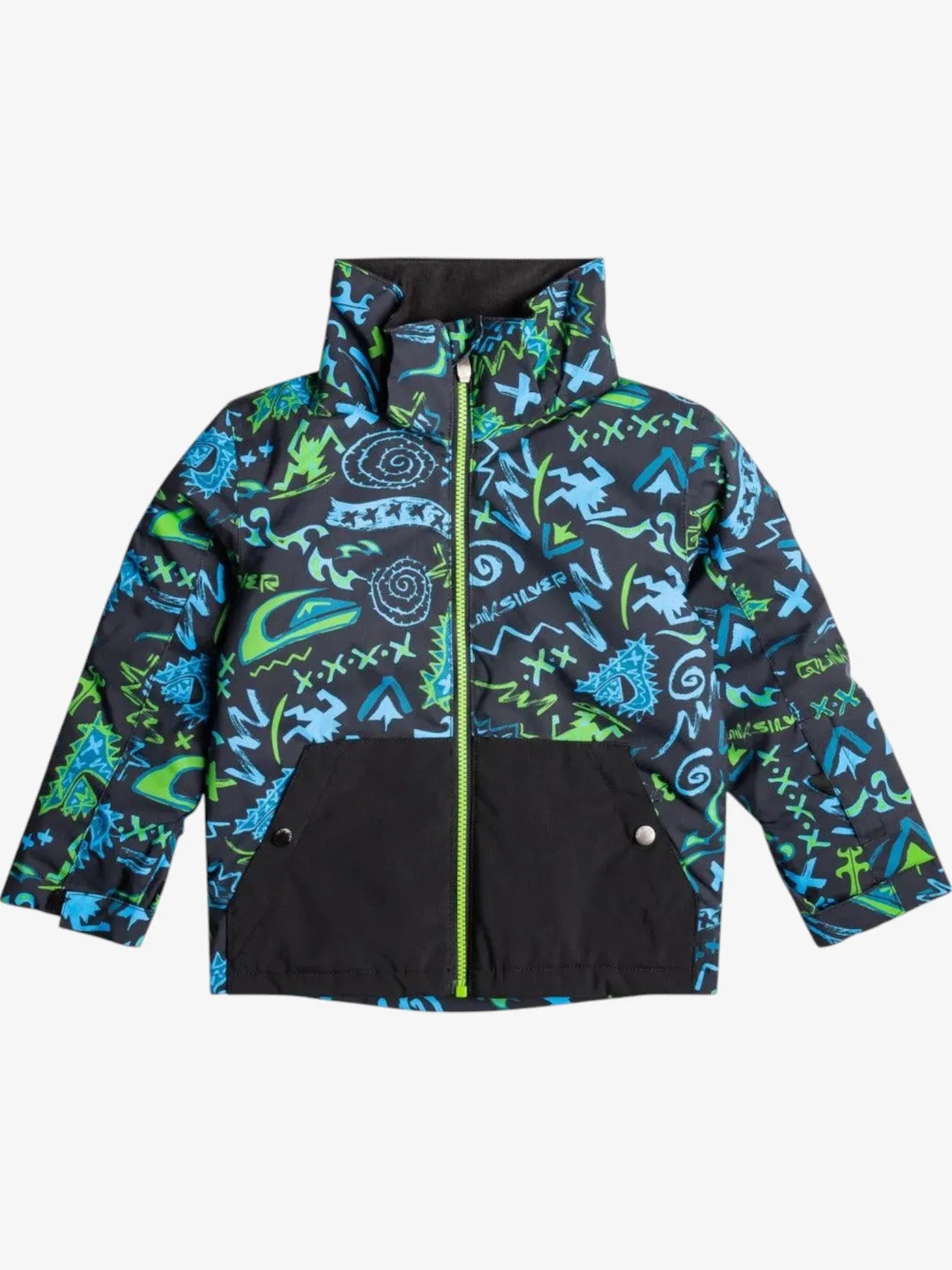 Quiksilver Little Mission Kids' Snow Jacket - Waterproof & Warm Winter Coat for Boys & Girls - Perfect for Skiing, Snowboarding & Outdoor Winter Activities