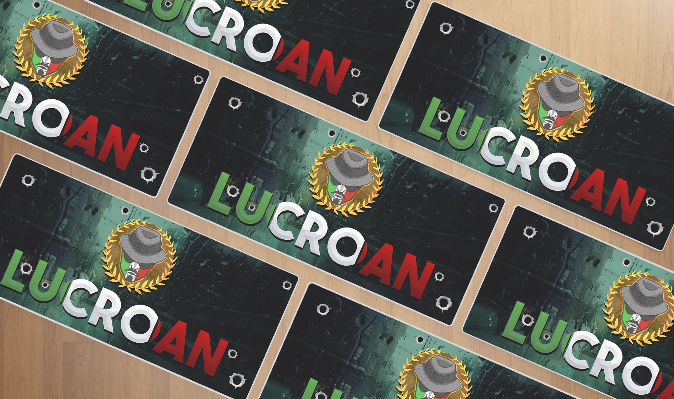 Limited Edition Lucroan Creator Deskmat - Premium Gaming & Office Mouse Pad for PC, Laptop, Workstation - Perfect for Gamers, Designers & Streamers