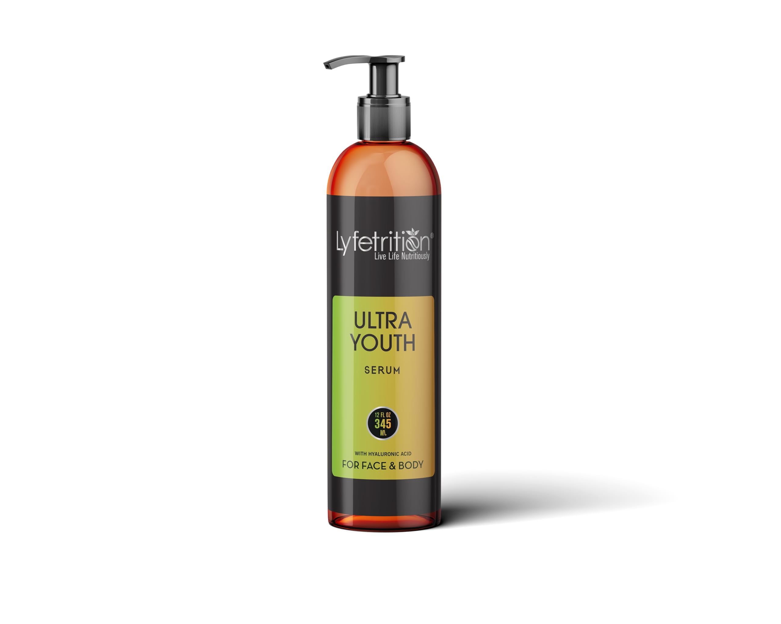 Lyfetrition Ultra Youth Serum - 12 oz Anti-Wrinkle Face Serum with Hyaluronic Acid | Wrinkle Reducing Formula for Flawless Skin | Boosts Collagen Production | Perfect for Daily Skincare Routine & Nighttime Anti-Aging Treatment
