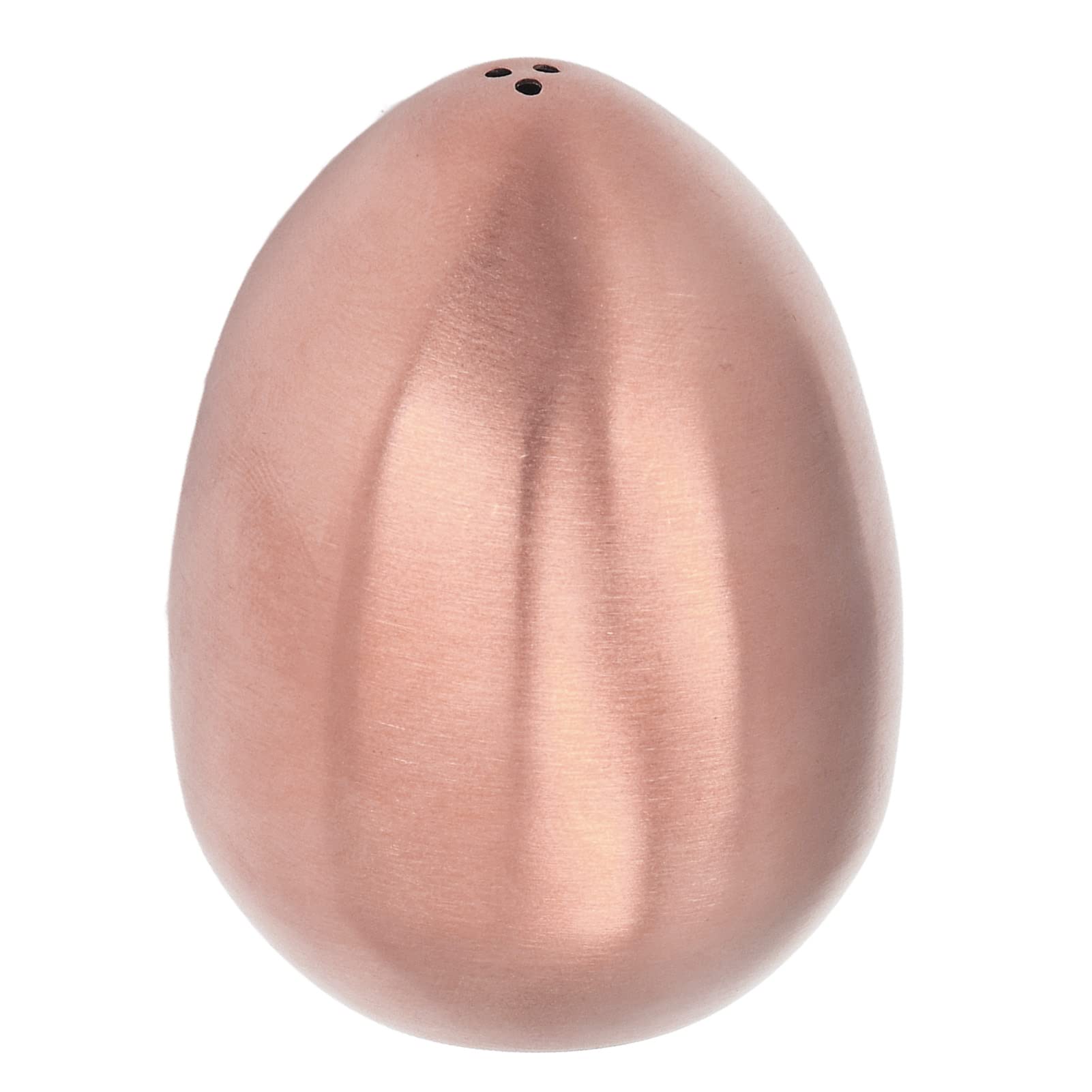 Stainless Steel Rose Gold Egg Shaped Pepper Shaker & Spice Dispenser - Compact Kitchen Decor for Restaurants, Parties & Family Gatherings - Perfect for Table Setting, Cooking & Dining Decor