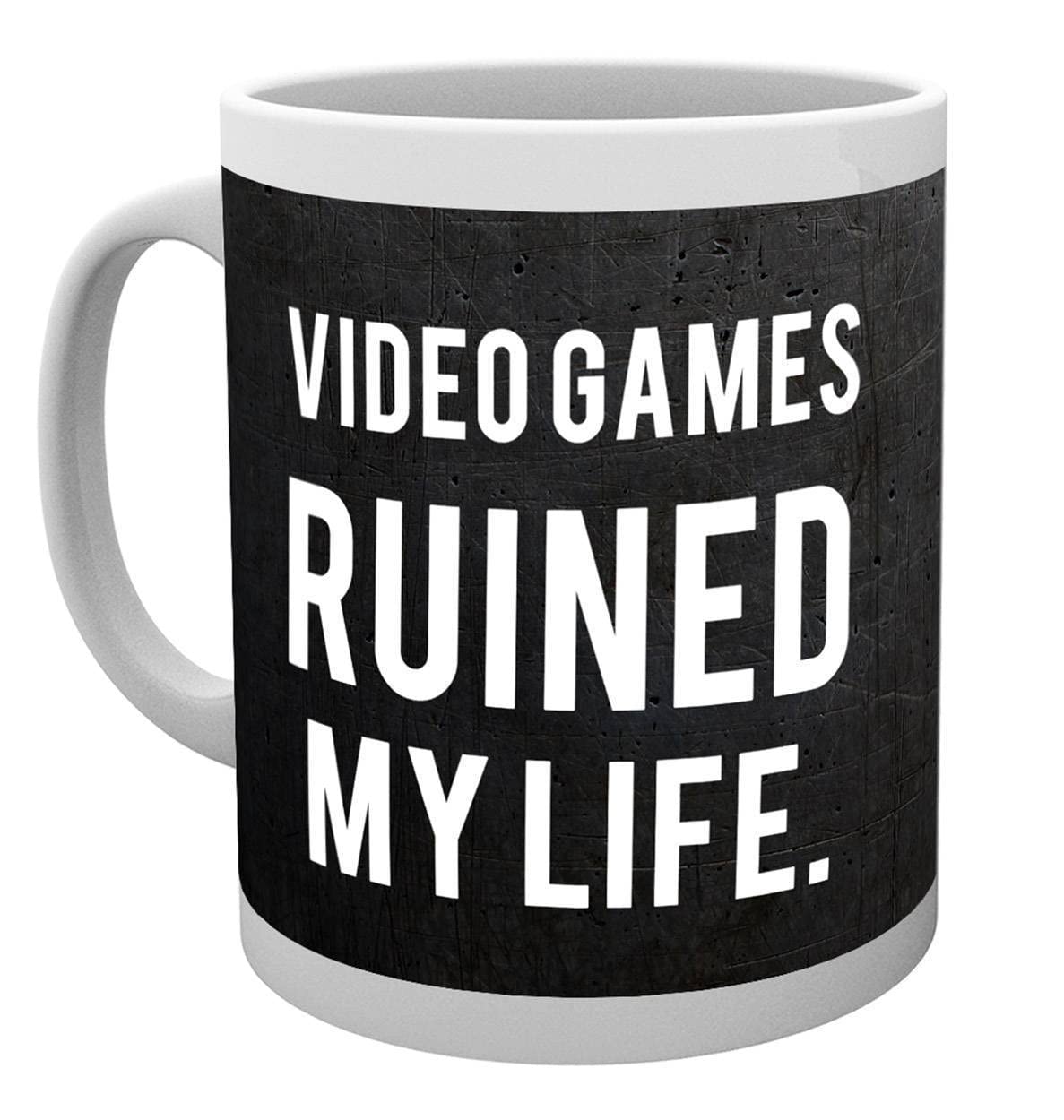 GB Eye Gaming 'Ruined My Life' Funny Novelty Coffee Mug - Perfect Gift for Gamers & Office Humor - Great for Coffee, Tea & Work Breaks