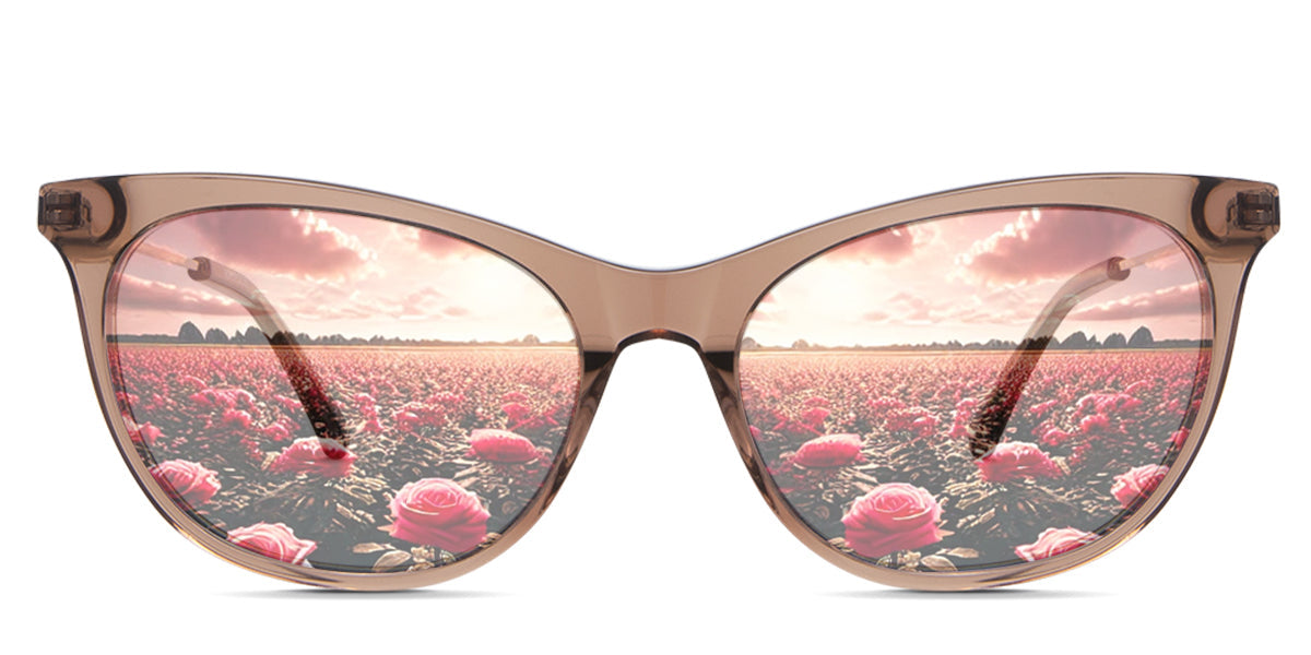 Gaia Women's Prescription Tinted Glasses - Stylish UV Protection Eyewear for Reading, Driving & Outdoor Activities
