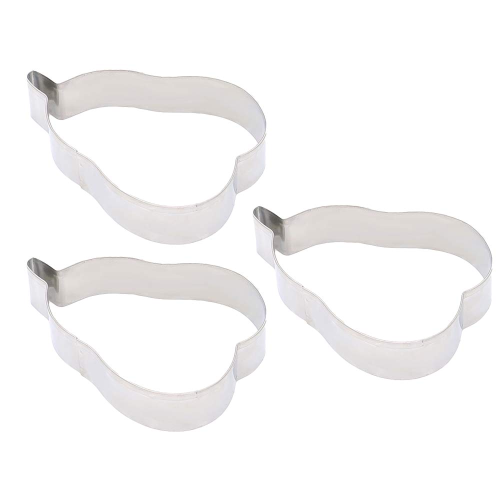 3-Piece Stainless Steel Baking Molds Set - DIY Cake, Dessert & Fondant Molds for Home Baking, Party Treats, and Creative Cake Decorating
