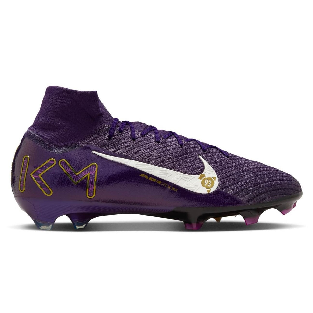 Nike Mercurial Superfly 10 Elite Kylian Mbappé FG Soccer Cleats - Lightweight Football Boots for Speed & Precision - Perfect for Professional Matches & Training Sessions