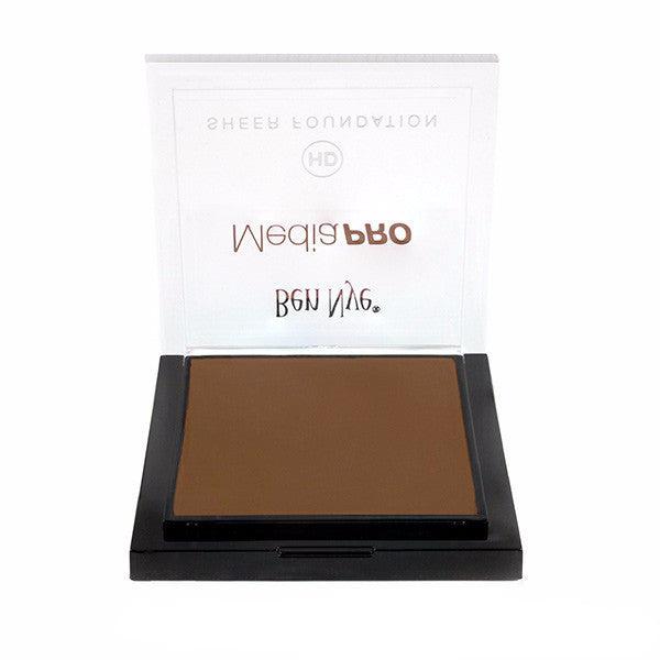 Ben Nye MediaPRO HD Sheer Foundation - Lightweight, Buildable Coverage for Flawless Skin | Professional Makeup for Photography, Film & Everyday Wear