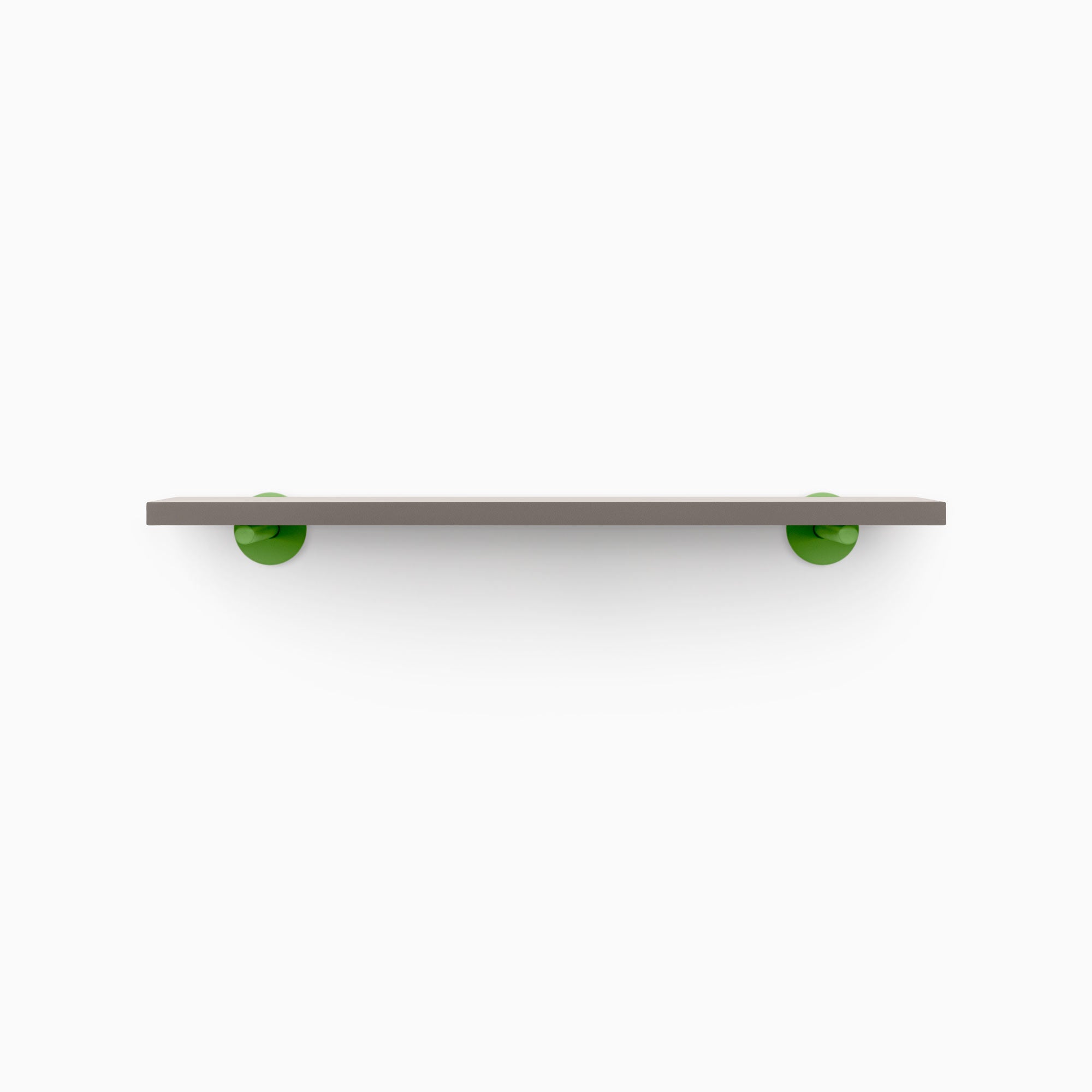 Rustic Wood Wall Shelf with Metal Brackets - Floating Shelf for Living Room, Bedroom, or Bathroom Storage & Decor
