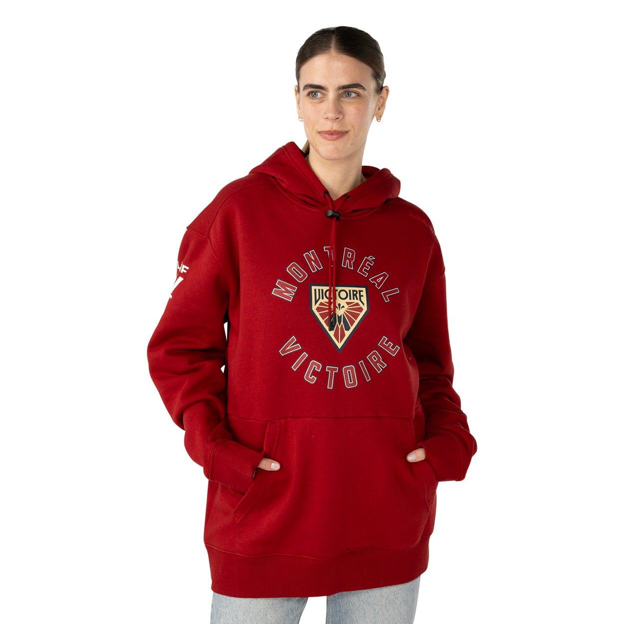 Bauer Team Ultimate Hoodie for Adults - Montreal Victoire Hockey Sweatshirt | Warm & Comfortable for Games, Practice & Casual Wear