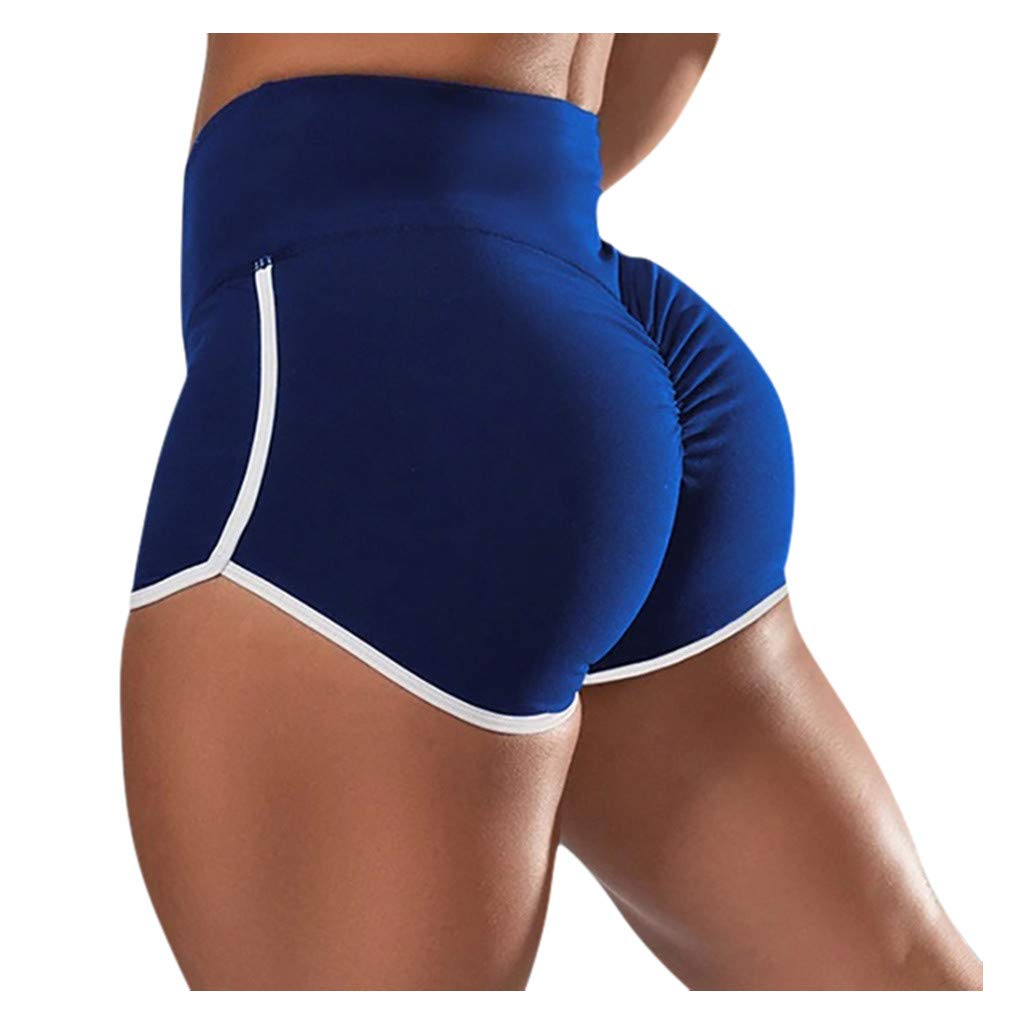niuwa Women's Summer Capris Yoga Compression Workout Leggings - High Waisted Bike Shorts for Running, Gym & Lounge Wear
