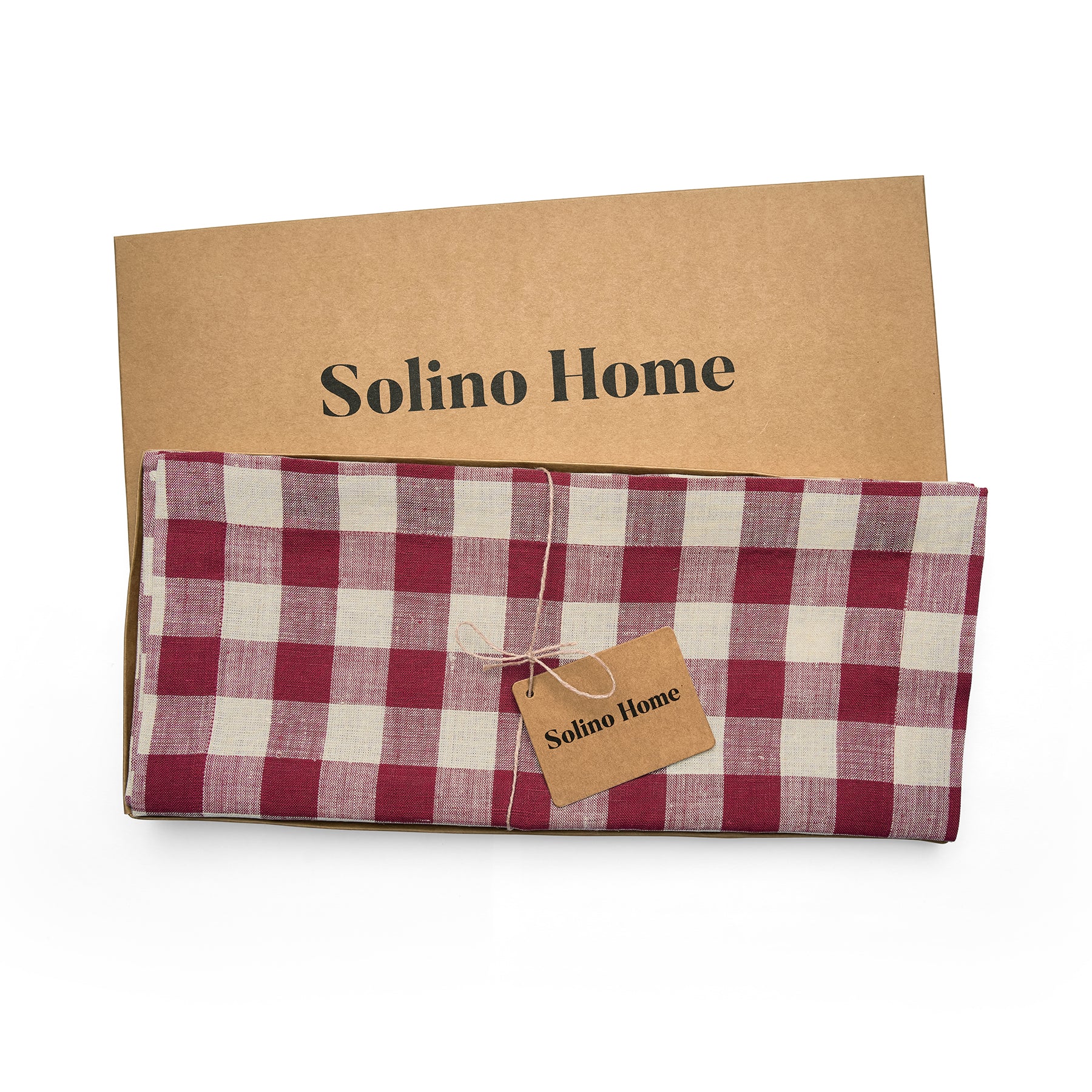 Morgan Check Table Runner - Classic Plaid Cotton Tablecloth for Dining & Kitchen Decor - Perfect for Holiday Dinners, Parties & Farmhouse Style Home Decor