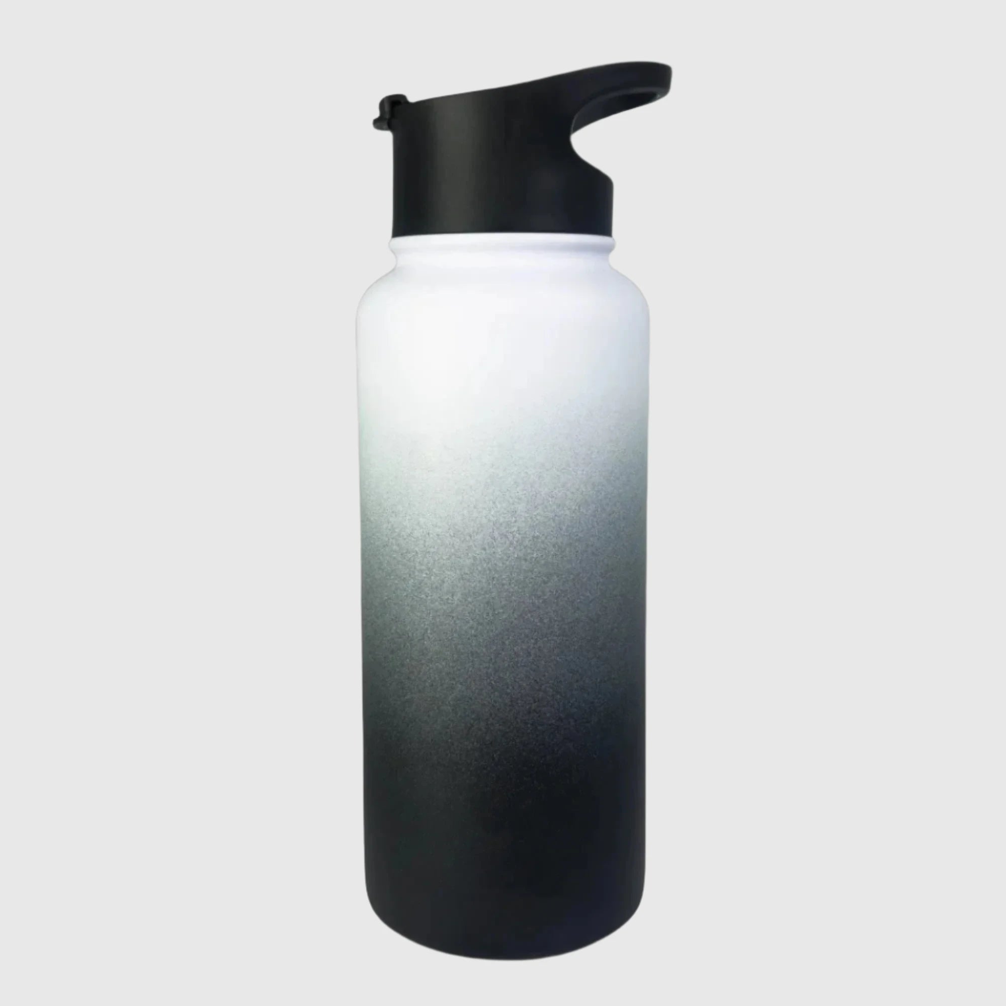Premium 32oz Stainless Steel Insulated Water Bottle - Midnight Black - Keeps Drinks Cold 24Hrs/Hot 12Hrs - Perfect for Hiking, Gym & Outdoor Adventures
