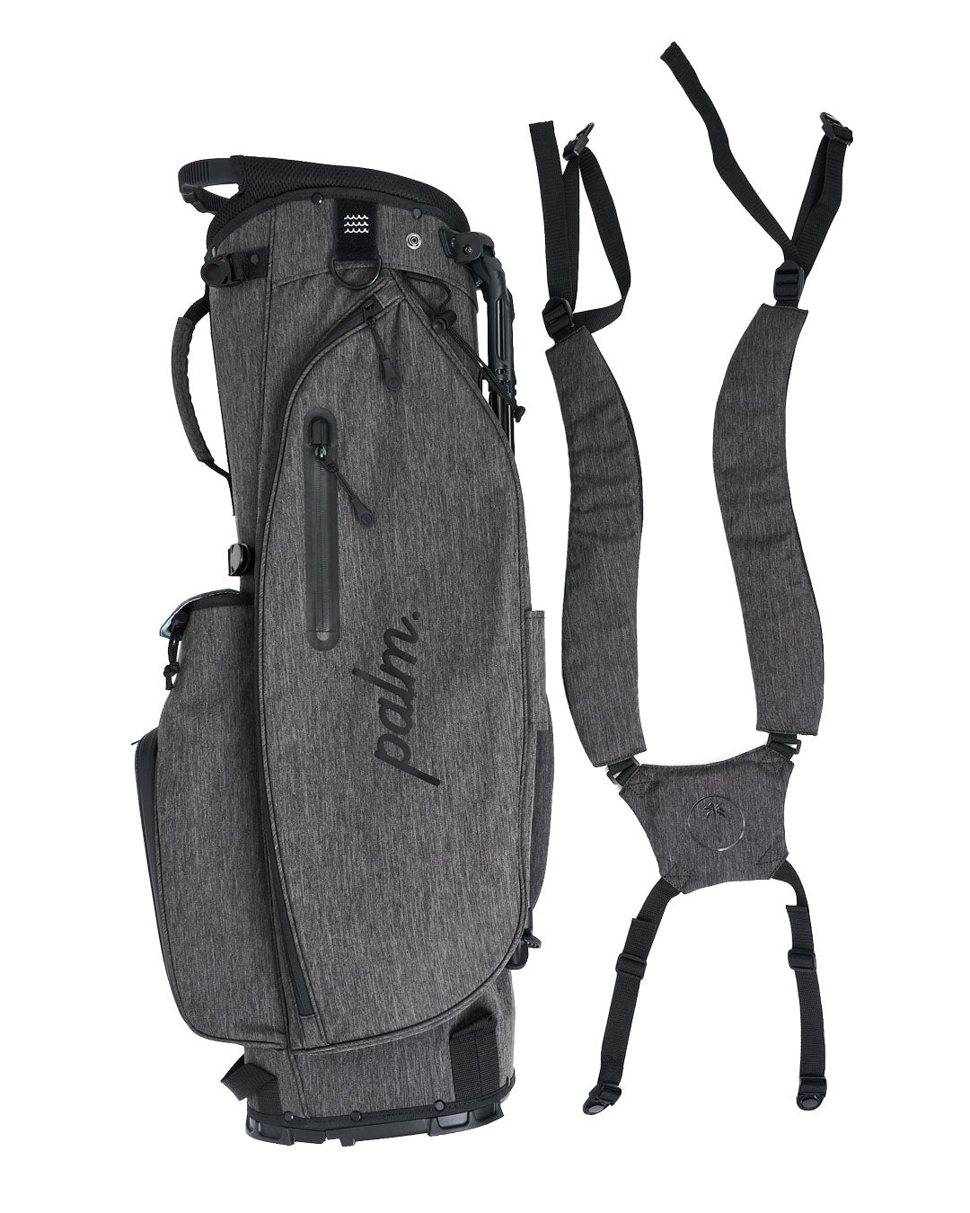 Palm Golf Co. Lightweight Stand Bag for Men & Women - Durable Golf Bag with Comfortable Straps - Perfect for Driving Range, Course & Travel