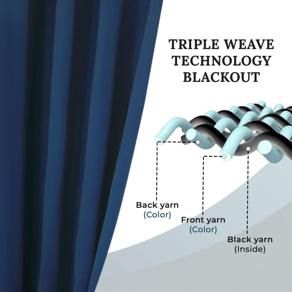 Machine Washable Blackout Curtains 42 Inch - Solid Color Room Darkening Window Treatment for Bedroom, Nursery & Home Theater - Noise Reducing & Energy Efficient Thermal Insulated Drapes
