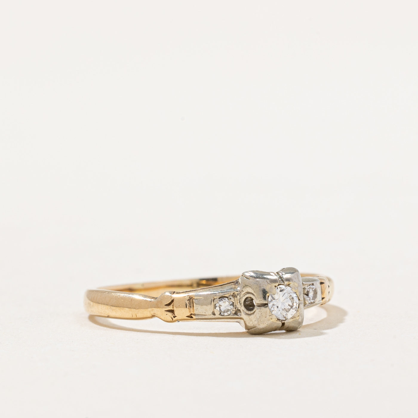 0.11ctw Flush Set Diamond Ring - Size 8 | Elegant Minimalist Wedding Band, Anniversary Gift for Her | Perfect for Everyday Wear & Special Occasions