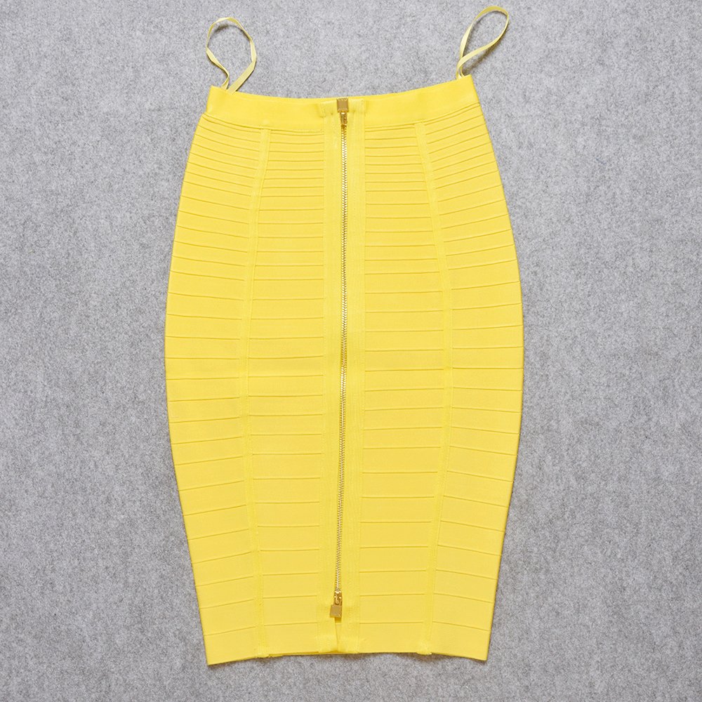 Women's High Waist Stretchy Rayon Bandage Pencil Skirt - Slim Fit Bodycon Mini Skirt for Work, Party & Night Out