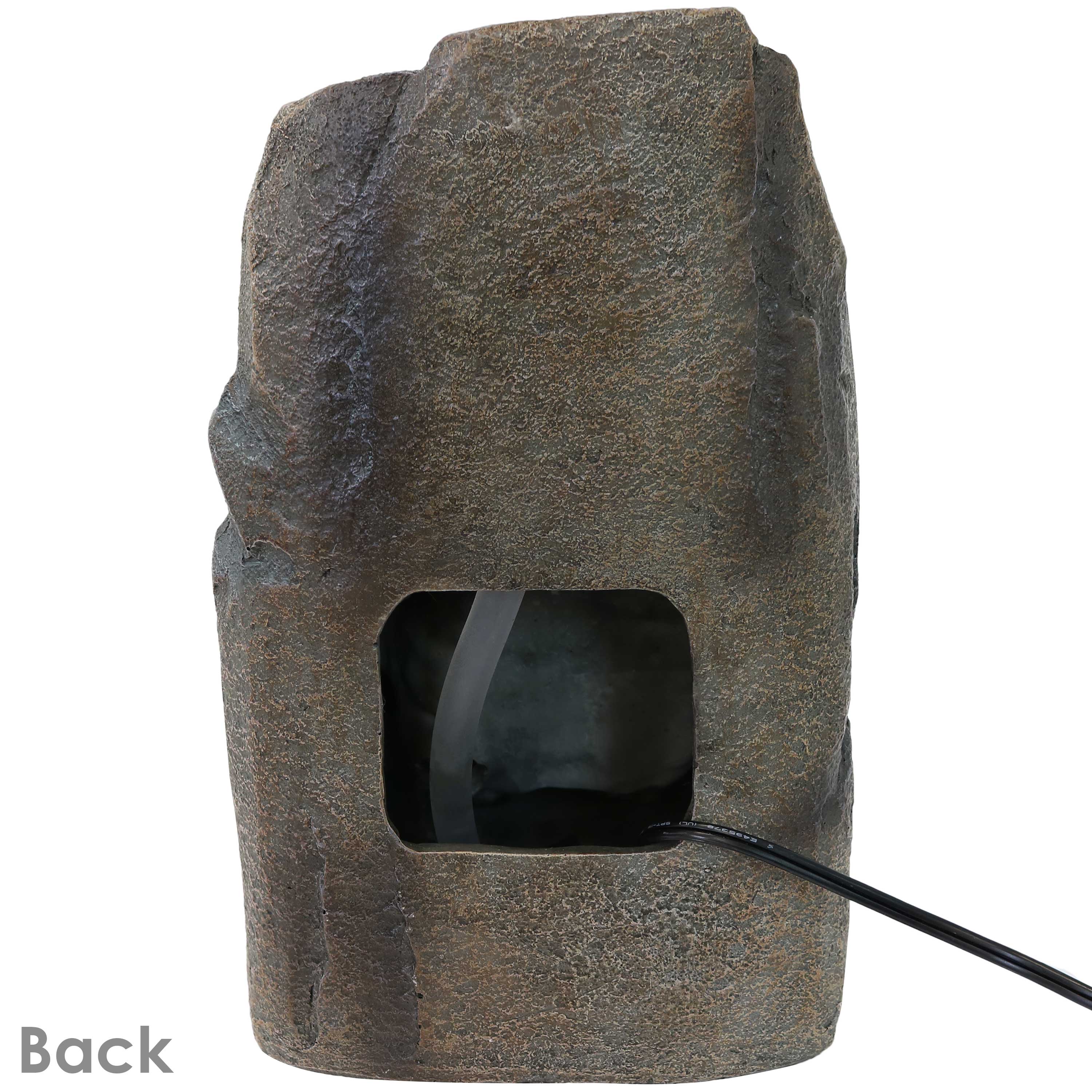 Sunnydaze Stony Rock Waterfall Indoor Tabletop Fountain - Relaxing Zen Decor for Home, Office & Meditation Spaces | 11