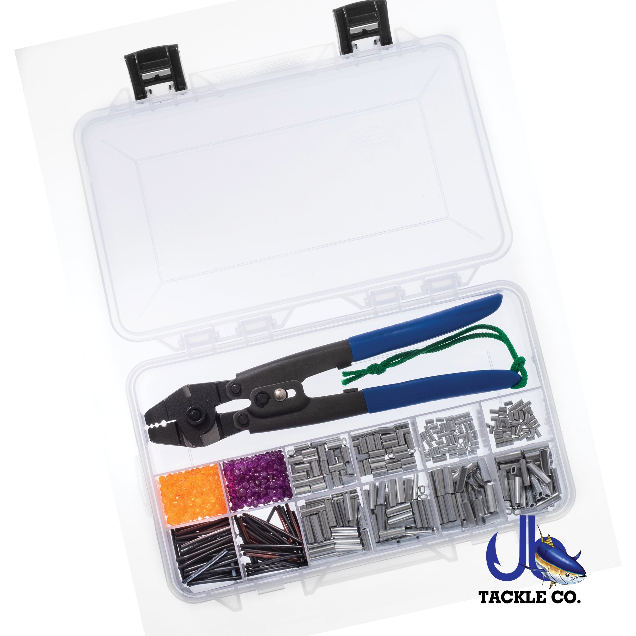 J&B Custom Rigging Kit with Jinkai Crimper & Crimps - Professional Marine & Outdoor Cable Assembly Tools for Boating, Fishing, and DIY Projects
