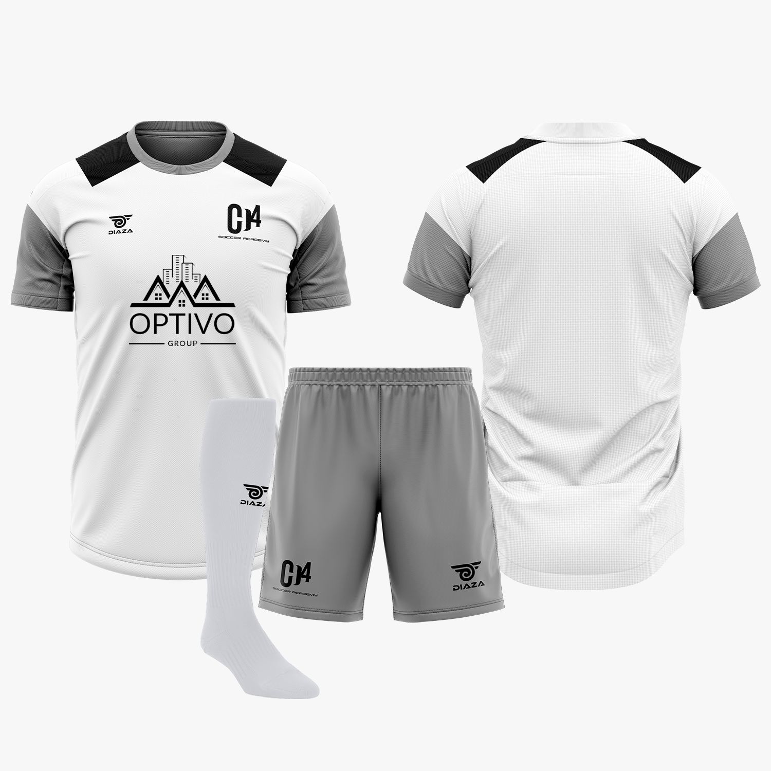 CH4 Away Training Kit - Portable & Durable Soccer Training Equipment for Kids & Adults - Perfect for Backyard, Park & Team Practice