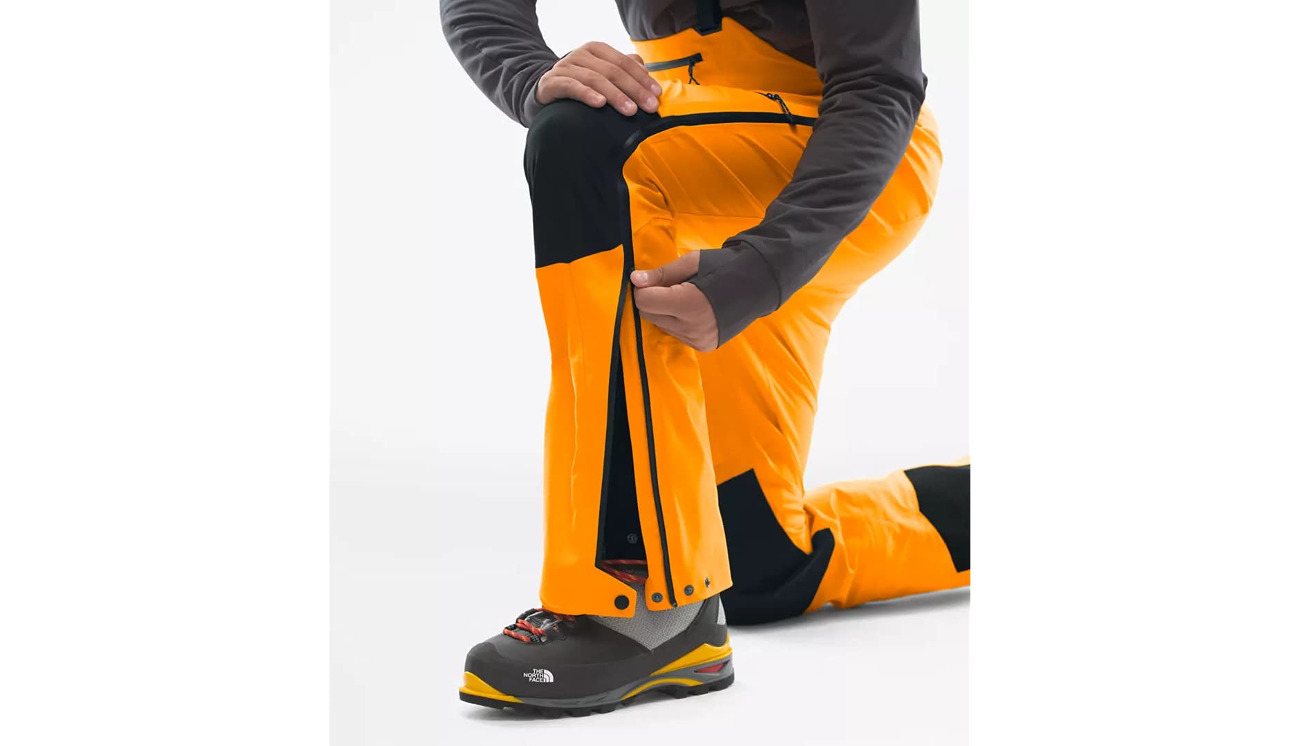 The North Face Men's L5 DryVent Waterproof Bib Pants - Full-Zip Snow Pants for Skiing, Snowboarding & Winter Outdoor Activities
