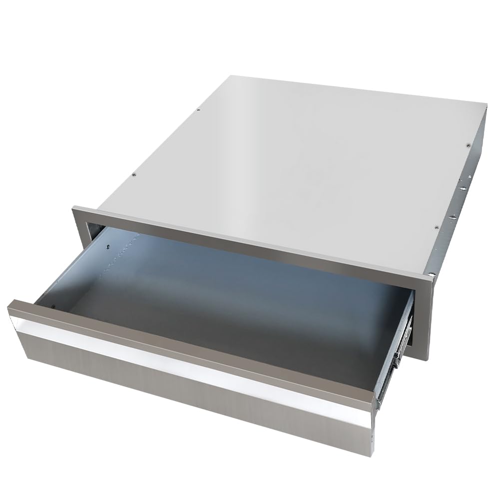 Stainless Steel Outdoor Kitchen Drawer - 24