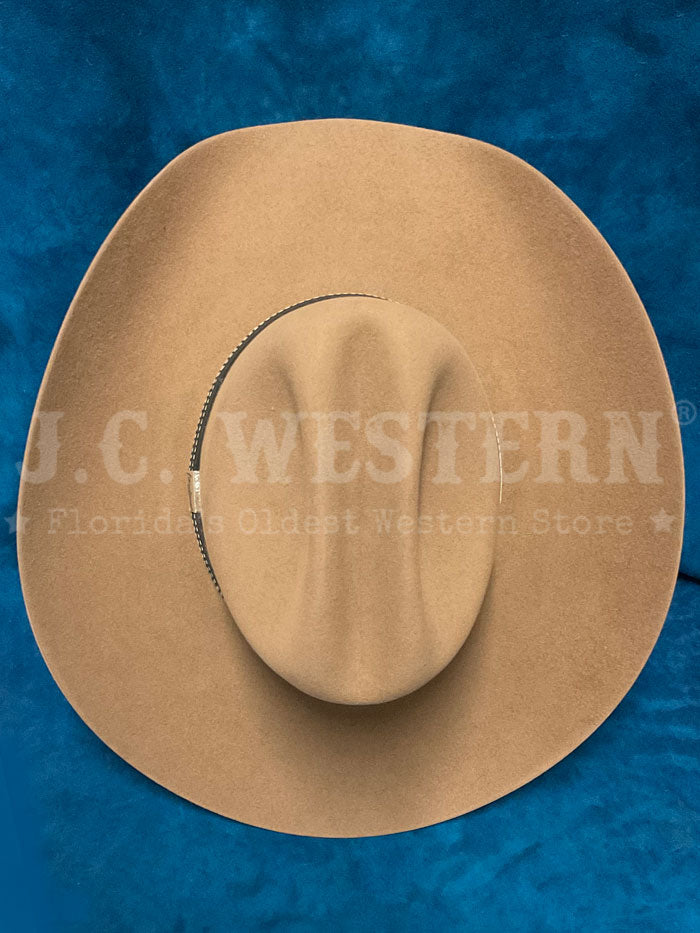 Resistol RFOCRO 7542E5 OCHO RIOS 6X George Strait Collection Felt Hat in Sahara Tan - Western Cowboy Hat for Men, Perfect for Rodeo, Country Music Concerts & Outdoor Adventures