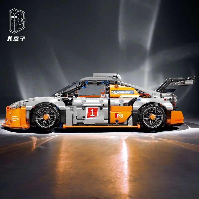 KBOX 10215 Audi R8 Sports Car Model - 1:18 Scale Diecast Collectible Toy for Adults & Kids - Perfect for Display, Gifts, and Car Enthusiast Collections