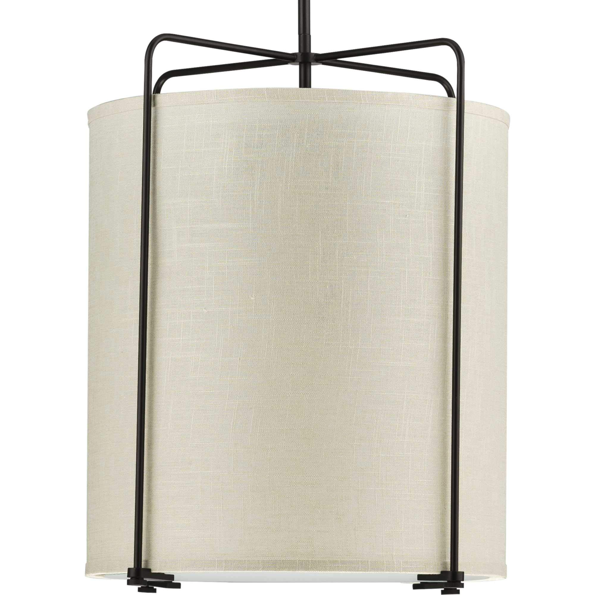 Brookside Collection 1-Light Brushed Nickel Spun Metal Shade Coastal Pendant Light - Modern Island Style Ceiling Fixture for Kitchen, Dining Room & Beach House Decor