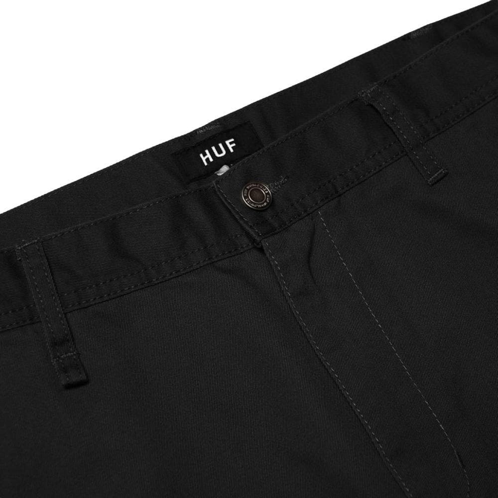 HUF Boyd Pant Black - Men's Streetwear Jogger Pants for Casual Wear & Skateboarding
