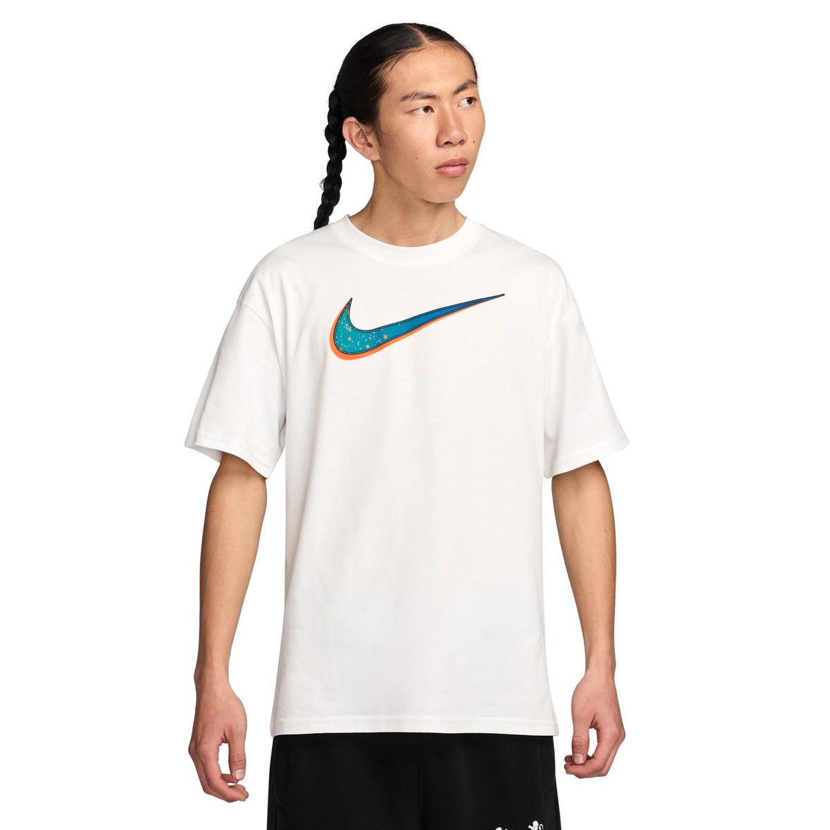 LeBron M90 T-Shirt 'Summit White' - Men's Basketball & Casual Wear - Perfect for Games, Training & Street Style