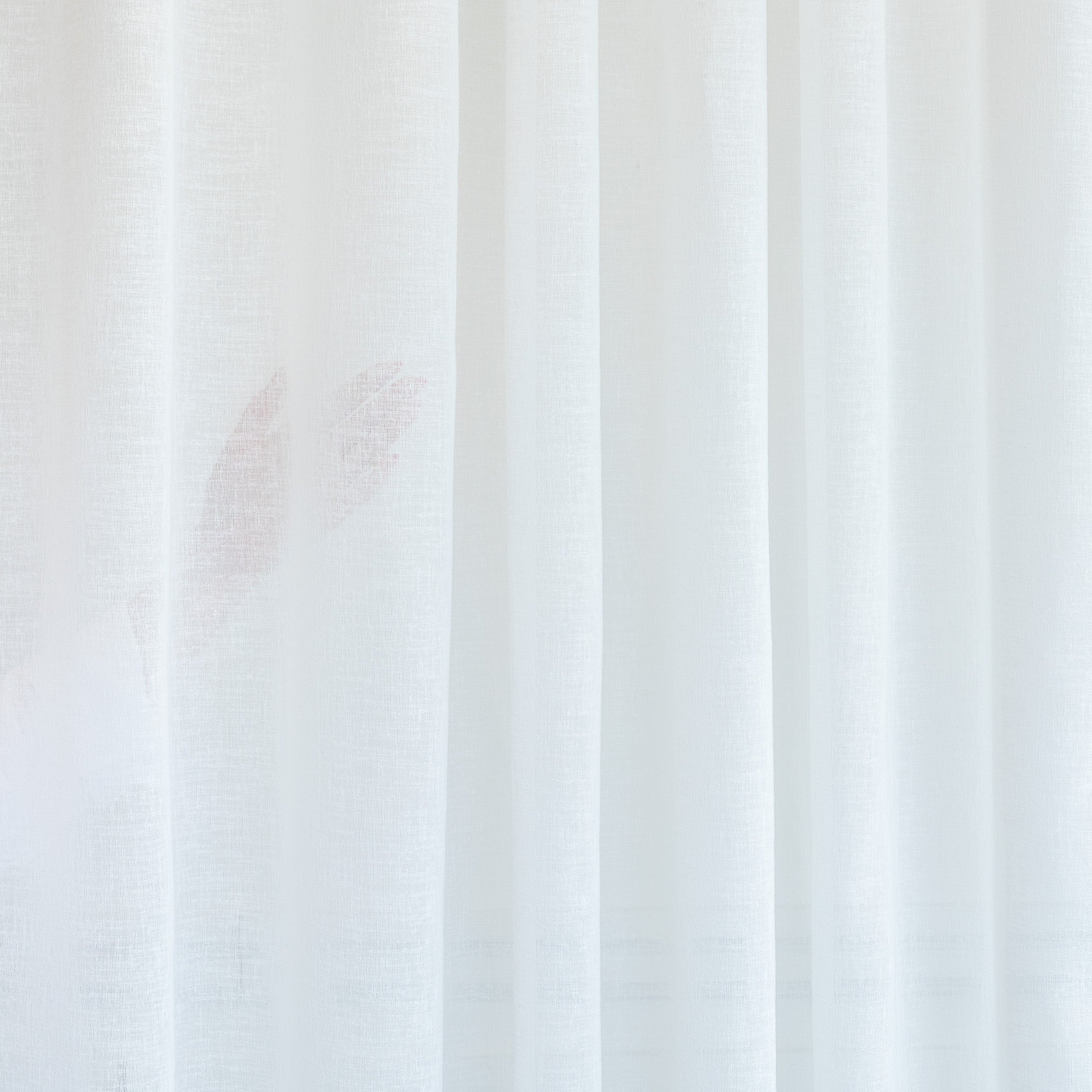 Palermo Double Width Sheer Fabric - Cloud White | Premium Voile Curtain Material for Living Room & Bedroom Windows