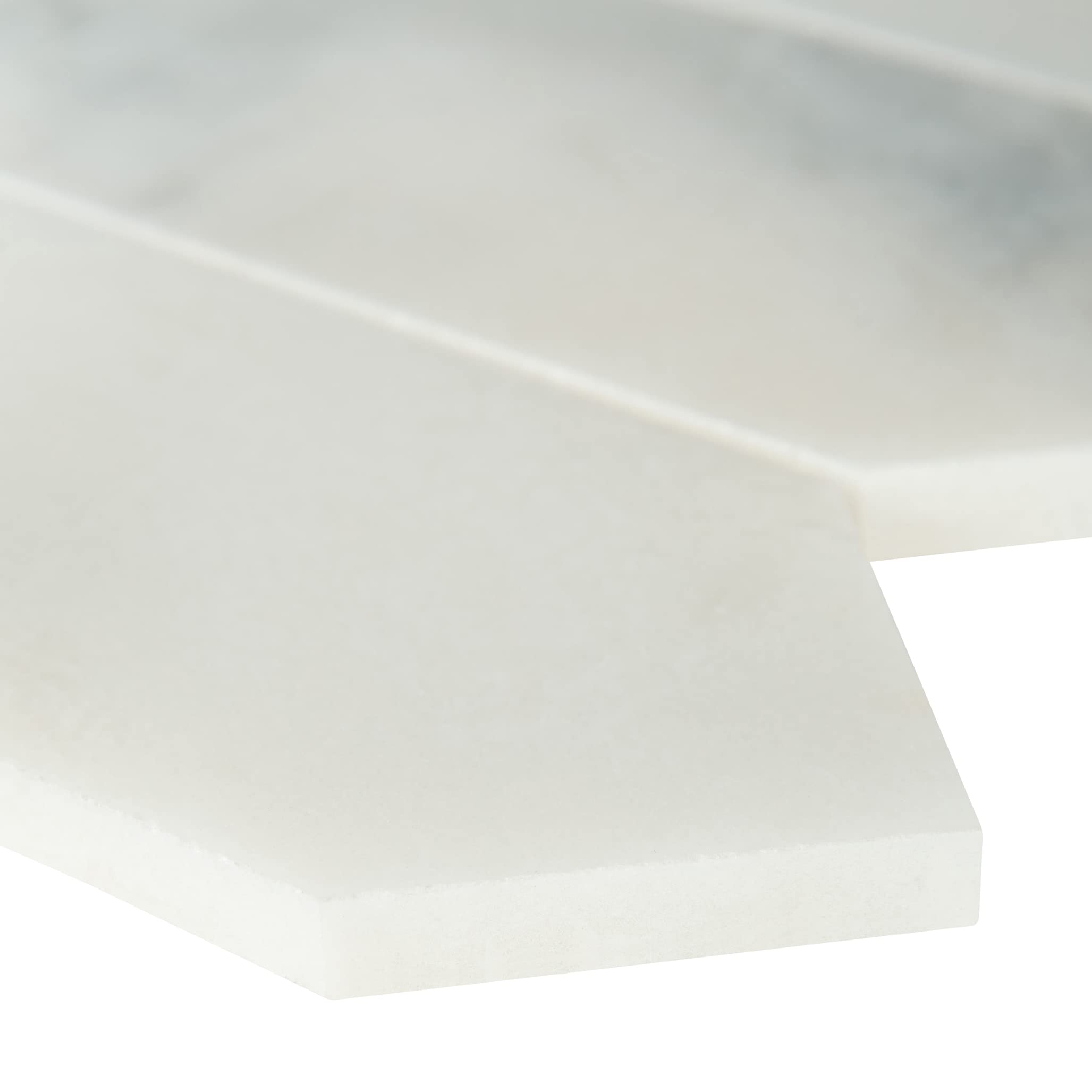 MSI Arabescato Carrara White 10.63x12 Inch Honed Marble Mosaic Tile - 10mm Thick for Bathroom, Kitchen Backsplash, Shower Wall & Accent Wall - Elegant Home Decor for Modern & Classic Interiors