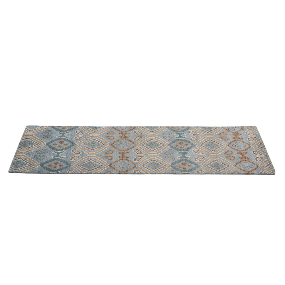 Premium Hand-Knotted Honeycomb Rug - Soft & Durable Wool Carpet for Living Room, Bedroom, or Office Decor