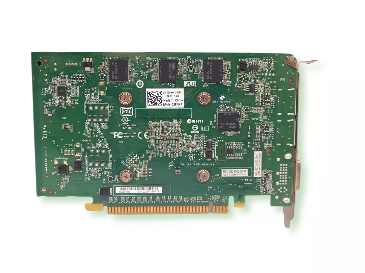 PNY NVIDIA Quadro 2000 1GB GDDR5 Professional Graphics Card - PCIe 2.0 x16, Dual DisplayPort & DVI-I DL - Supports OpenGL, DirectX, CUDA, OpenCL - Ideal for CAD, 3D Modeling & Video Editing Workstations