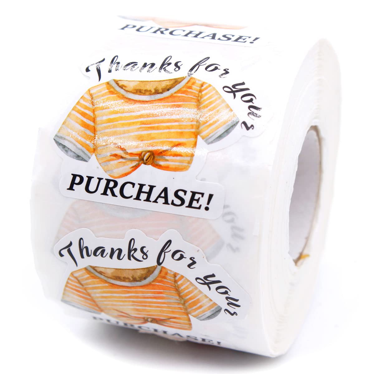 500 PCS Cute Small Business Stickers - Funny Thank You Stickers for Packaging, T-Shirt & Clothes Store | Waterproof Vinyl Labels for Retail Packaging, Etsy Shop & Small Business Branding