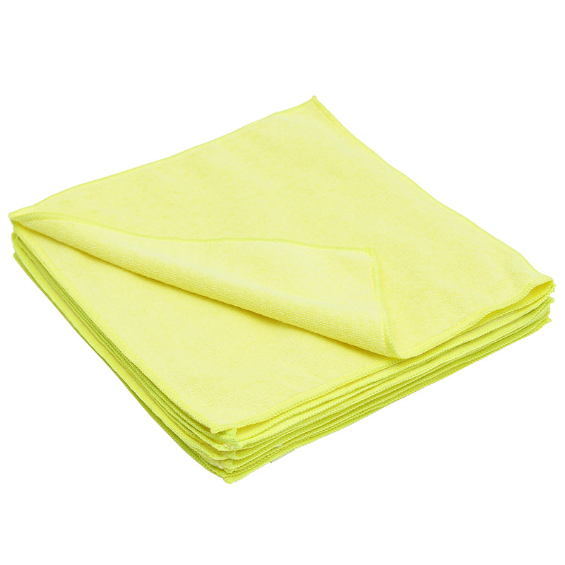 Premium Microfiber Terry Towels 12x12 Inches - Ultra Soft, Absorbent & Quick-Drying - Perfect for Gym, Spa, Travel & Home Use