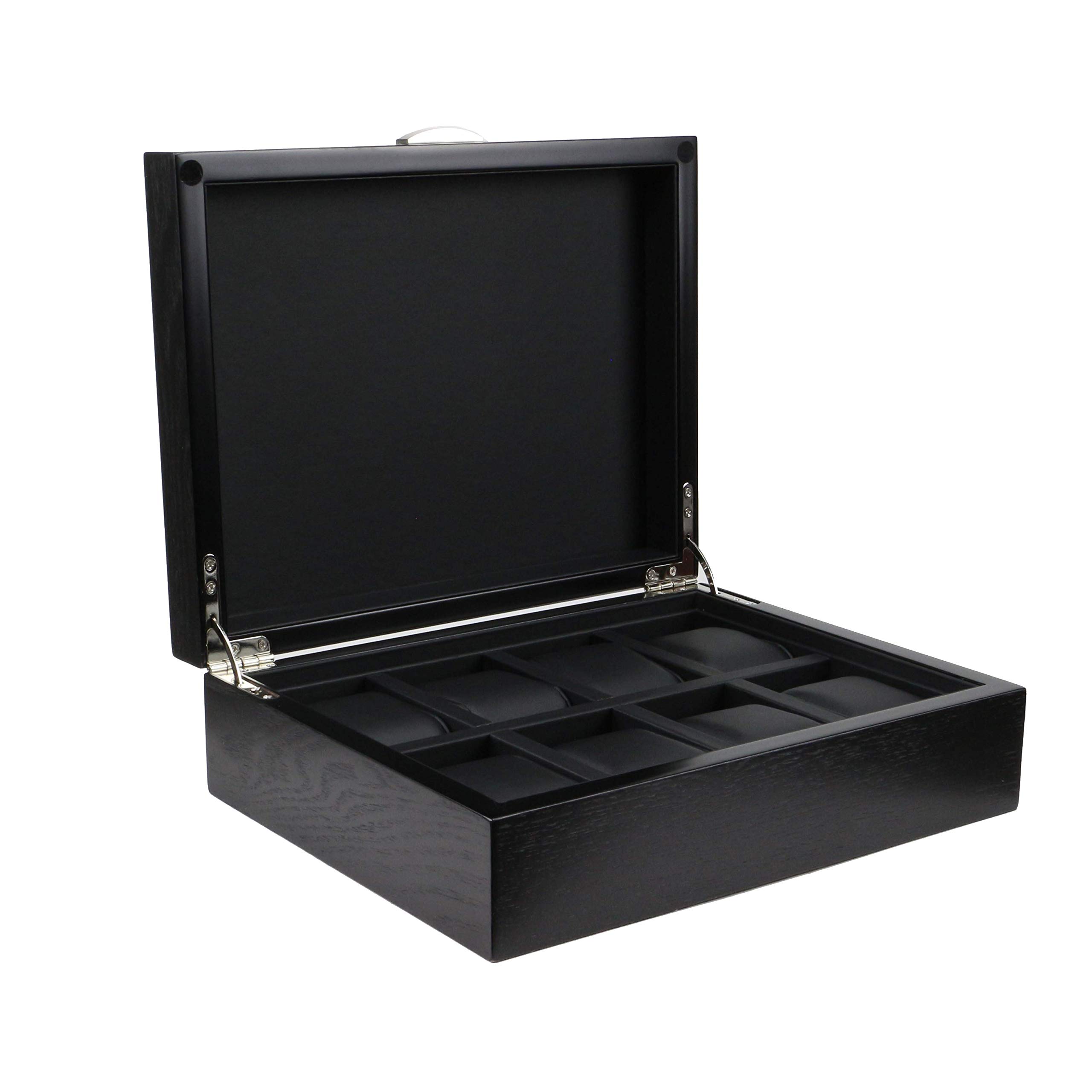 Decorebay Premium Unisex Wooden Watch Box - Luxury Watch Display Case & Organizer for Men & Women - Perfect for Home, Office, and Travel Storage