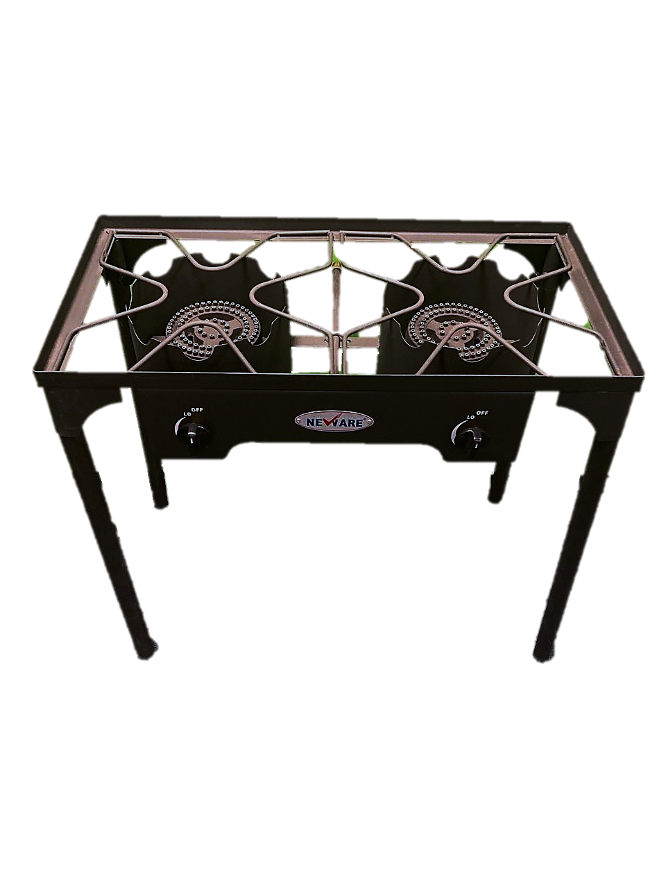 Dual Burner Propane Stove with Windproof Shield - Portable Outdoor Camping & Backpacking Gas Cooker for Picnics, Hiking, and Emergency Cooking