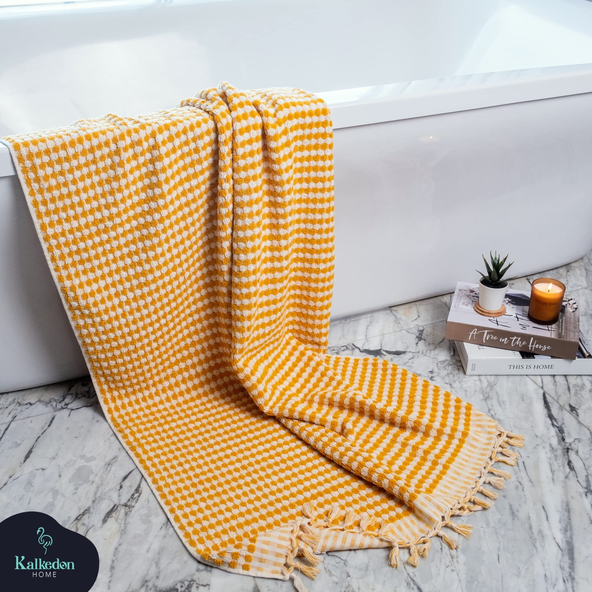 Premium Organic Turkish Cotton Bath Towels - Extra Large 70