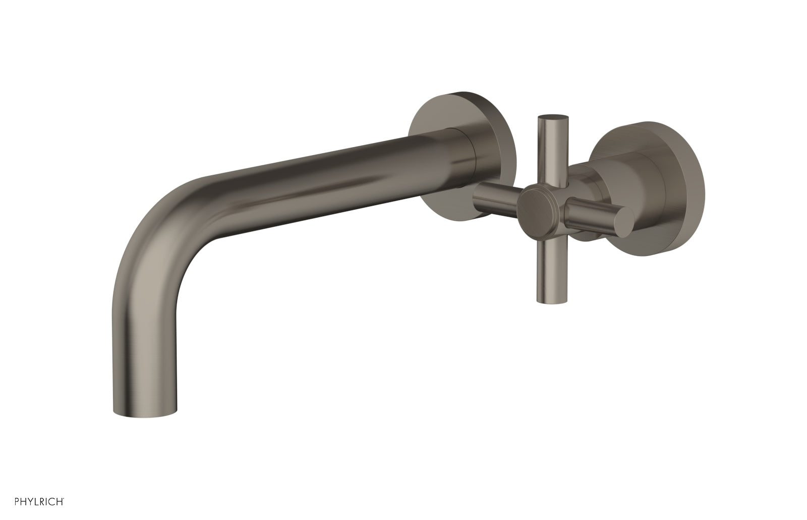 D131-15 Single Handle Wall Mount Lavatory Faucet Set - Cross Handle Design for Bathroom Sink, Perfect for Modern Home & Commercial Use