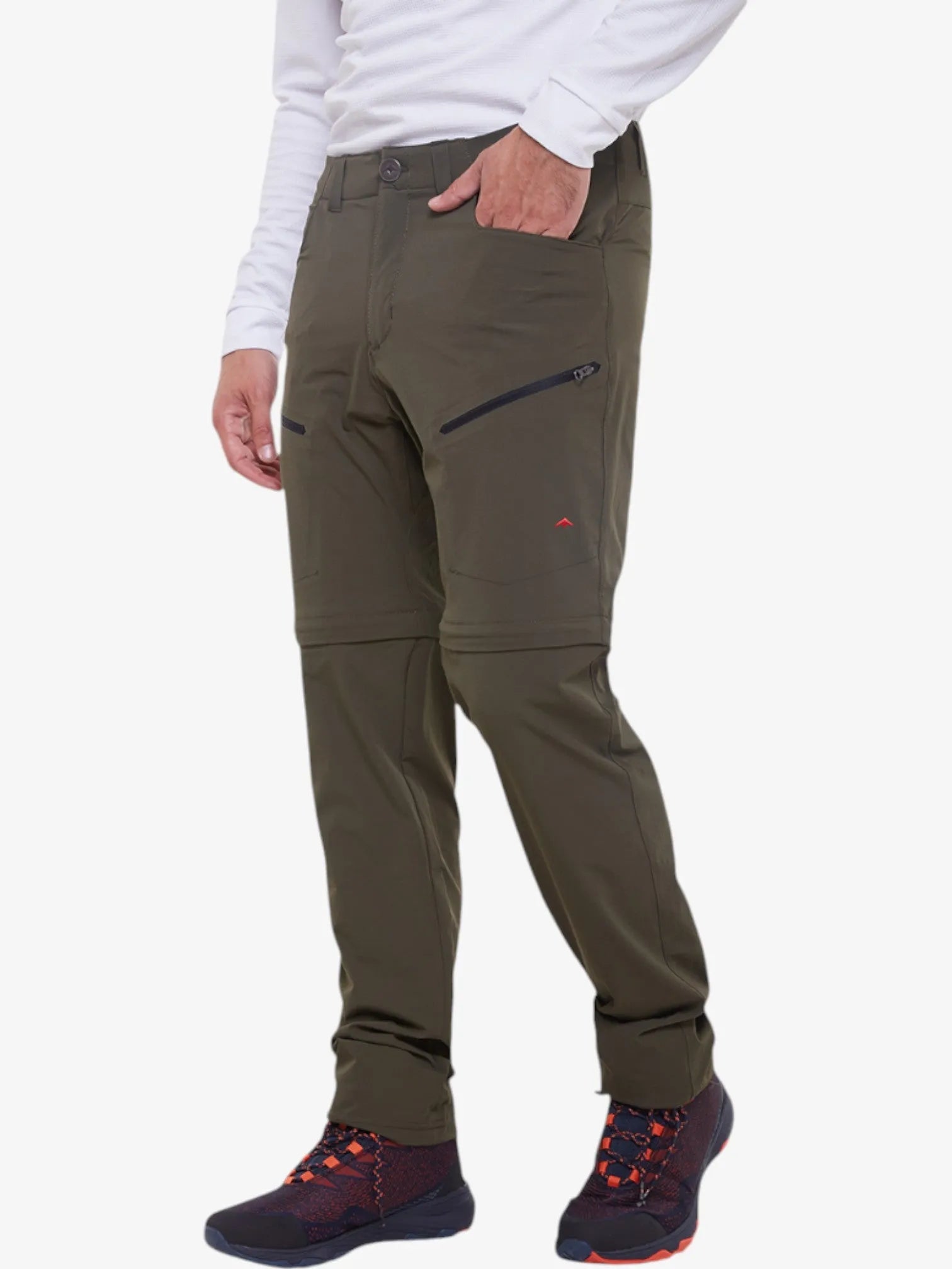 Katmandu Trekking Convertible Pants - Military Green Hiking & Outdoor Adventure Pants for Men & Women | Perfect for Camping, Backpacking & Travel