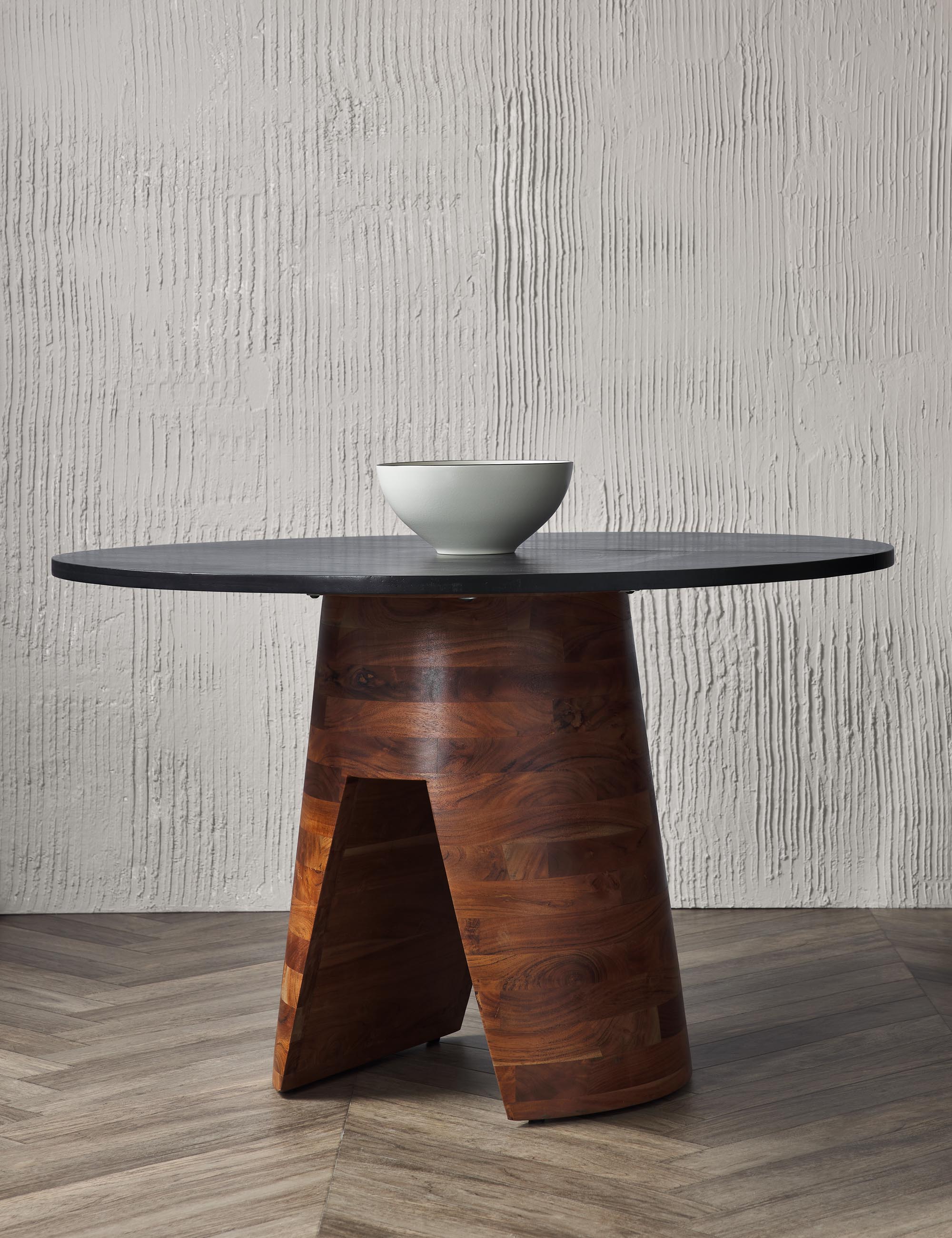 Adler Round Dining Table - 42 Inch Modern Wood Kitchen Table for Small Spaces | Perfect for Breakfast Nook, Apartment Dining & Cozy Family Meals