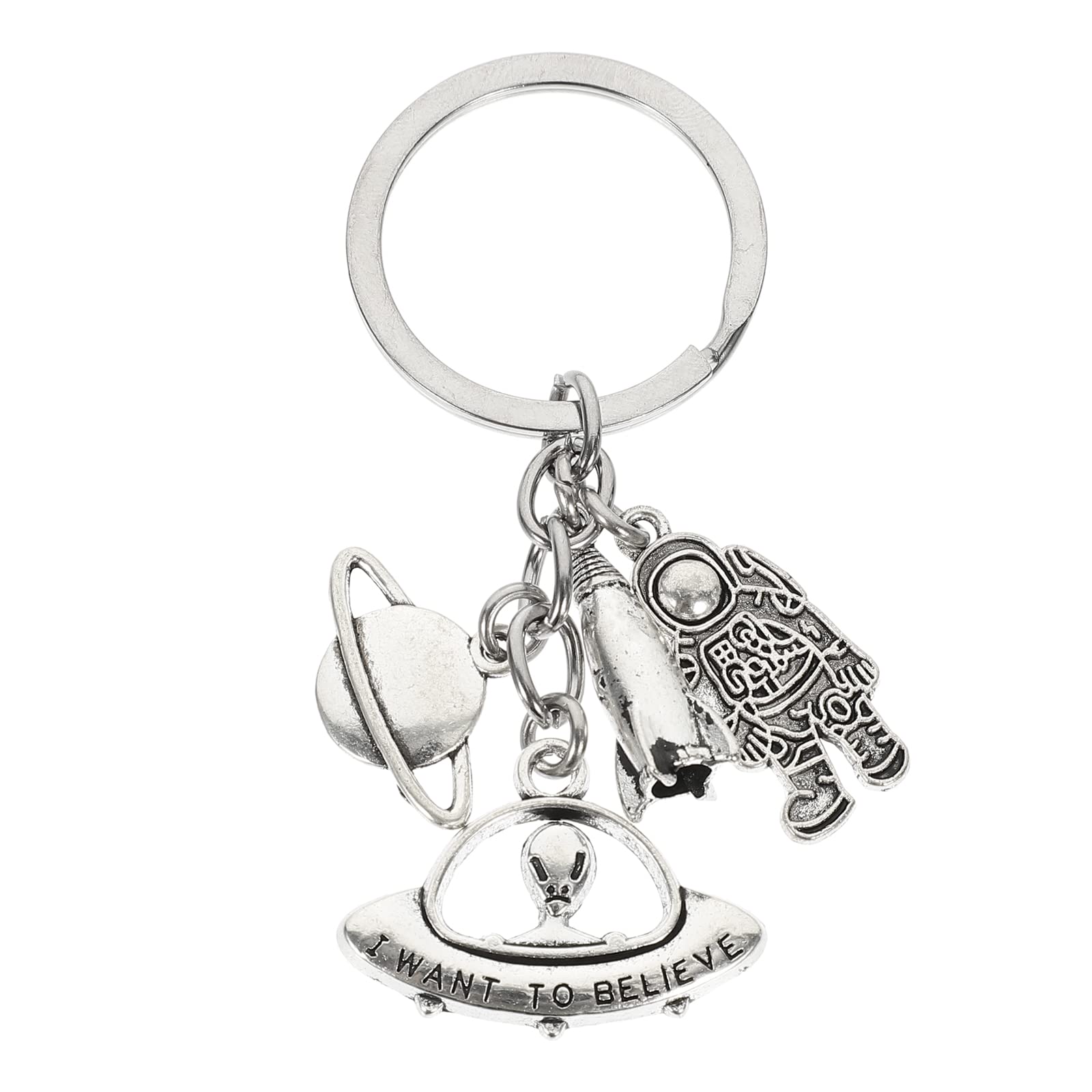TENDYCOCO Alloy Astronaut Planet Series Keychain - Space Themed Key Pendant for Keys, Backpacks & Gifts - Perfect for Space Enthusiasts & Sci-Fi Fans