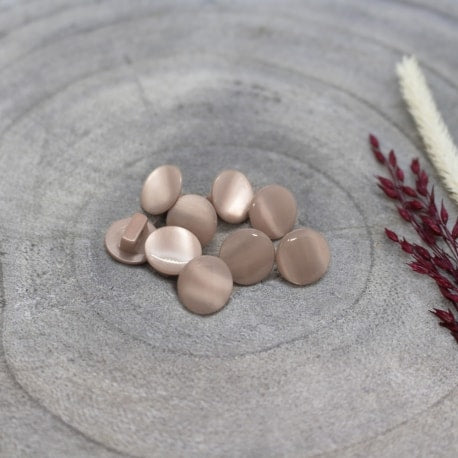 Swing Shank Button - Atelier Brunette Blush Pink Sewing Notions for DIY Garments & Crafts | Perfect for Dressmaking, Quilting, and Home Decor Projects